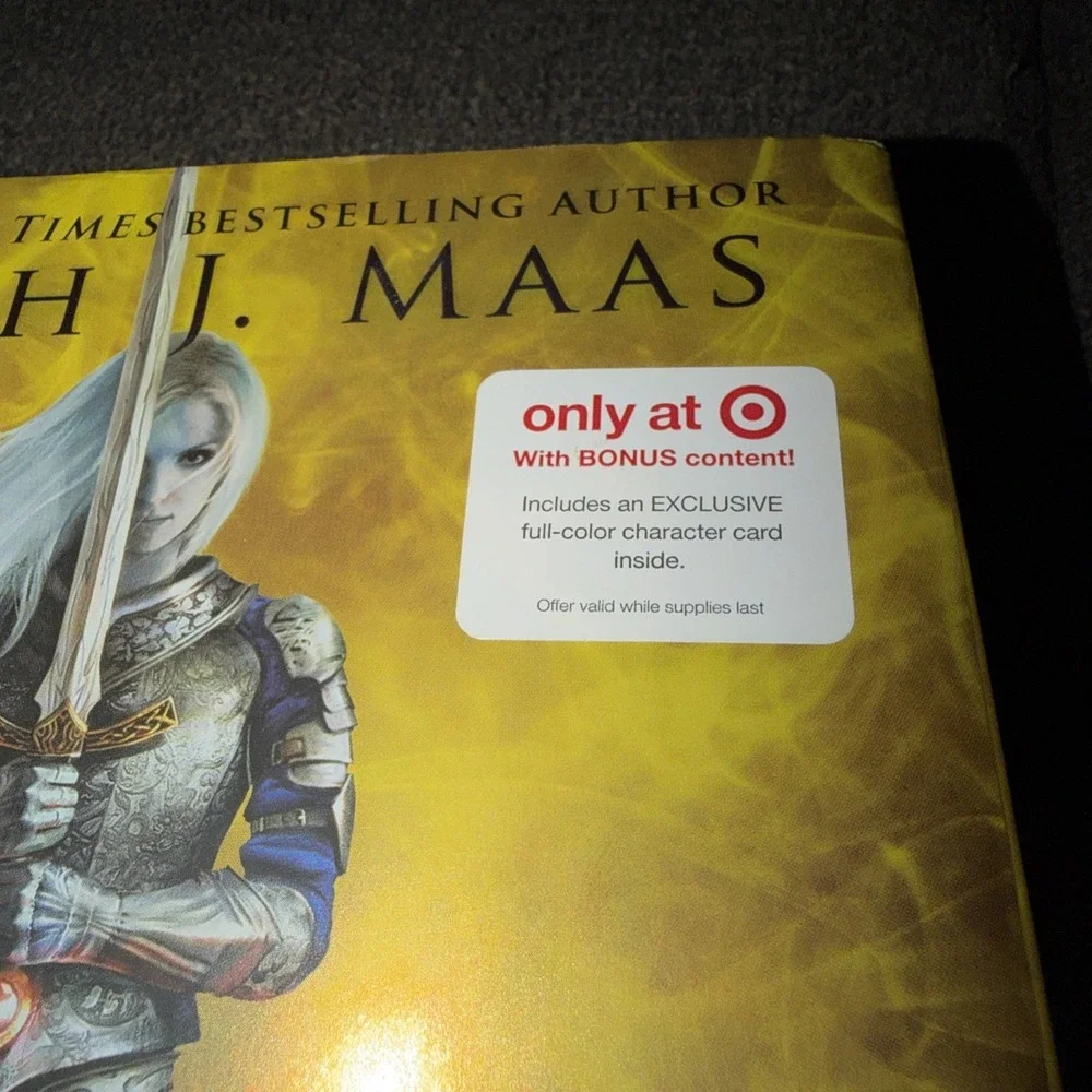 Kingdom of Ash (Throne of Glass) by Sarah Maas (Hardcover) Bonus Character Box C